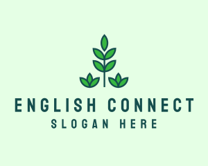 Green Eco Garden Plant logo design