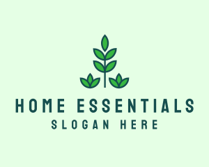 Green Eco Garden Plant logo design