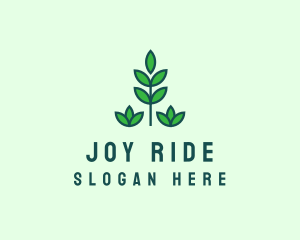 Green Eco Garden Plant logo design