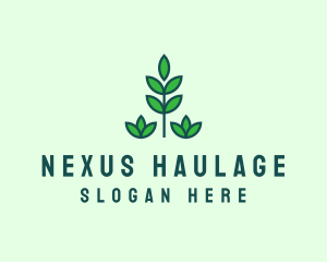 Green Eco Garden Plant logo design