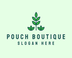 Green Eco Garden Plant logo design