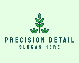 Green Eco Garden Plant logo design