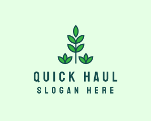 Green Eco Garden Plant logo design