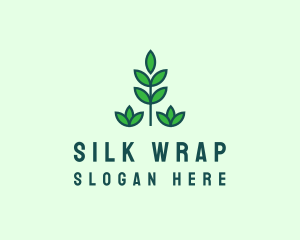 Green Eco Garden Plant logo design