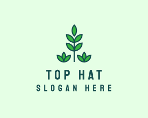 Green Eco Garden Plant logo design