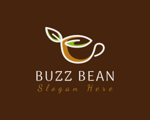 Leaf Cup Cafe logo design