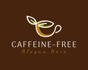 Leaf Cup Cafe logo design