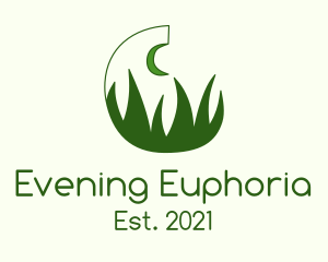 Green Evening Grass logo design