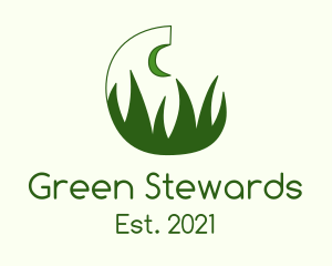 Green Evening Grass logo design