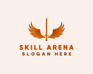 Golden Excalibur Medieval Gaming Sword logo