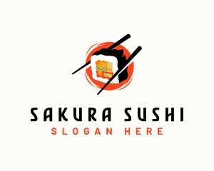 Sushi Chopsticks Japanese logo