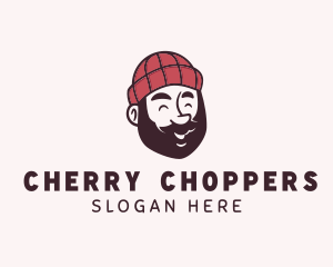 Lumberjack Man Character logo design