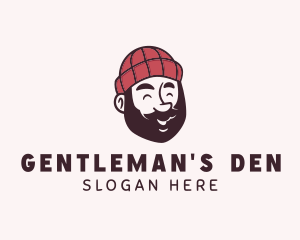 Lumberjack Man Character logo design