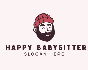 Lumberjack Man Character logo design