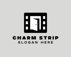 Film Strip Door logo design