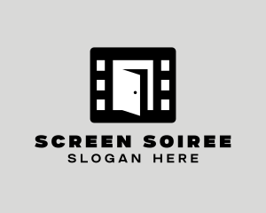 Film Strip Door logo design