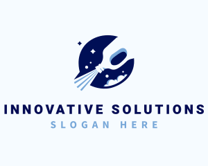 Soap Disinfection Cleaning Logo