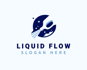 Soap Disinfection Cleaning logo design