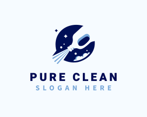 Soap Disinfection Cleaning logo design