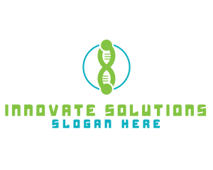 DNA Genes Number 8 logo
