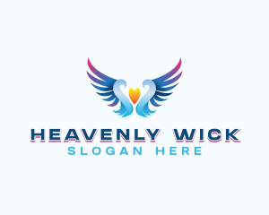 Angelic Flying Wings logo design