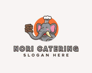 Elephant Cookies Baker logo design