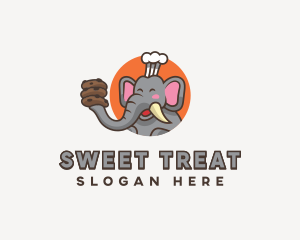 Elephant Cookies Baker logo design