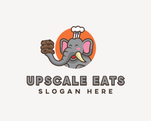 Elephant Cookies Baker logo design