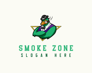 Smoking Gaming Duck logo