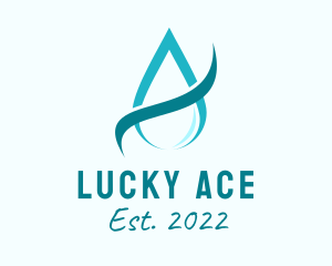 Aqua Water Droplet logo design