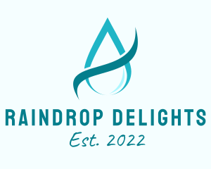 Aqua Water Droplet logo