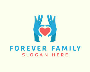 Heart Hand Foundation logo design