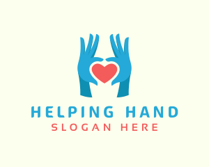 Heart Hand Foundation logo design