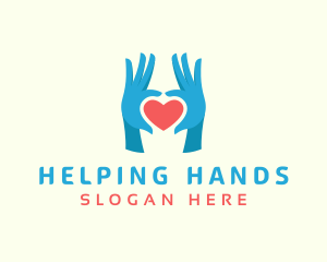 Heart Hand Foundation logo design