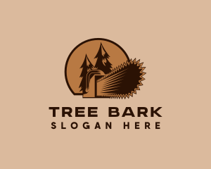 Chainsaw Logging Forest logo