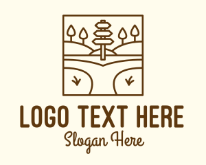 Road Signpost Path logo