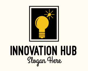 Lightbulb Idea Frame logo