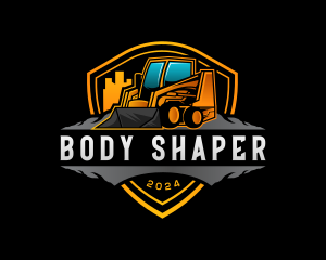 Skid Steer Construction logo design