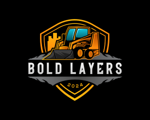 Skid Steer Construction logo design