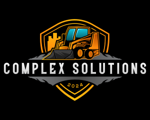 Skid Steer Construction logo design