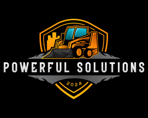 Skid Steer Construction logo design