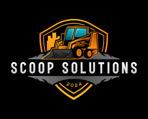 Skid Steer Construction logo design