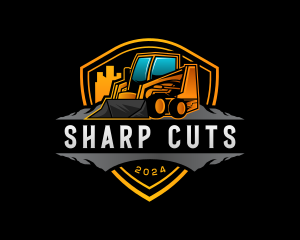 Skid Steer Construction logo design