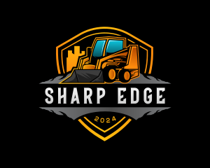 Skid Steer Construction logo design