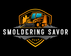 Skid Steer Construction logo design