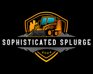 Skid Steer Construction logo design