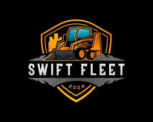 Skid Steer Construction logo design