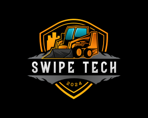 Skid Steer Construction logo design