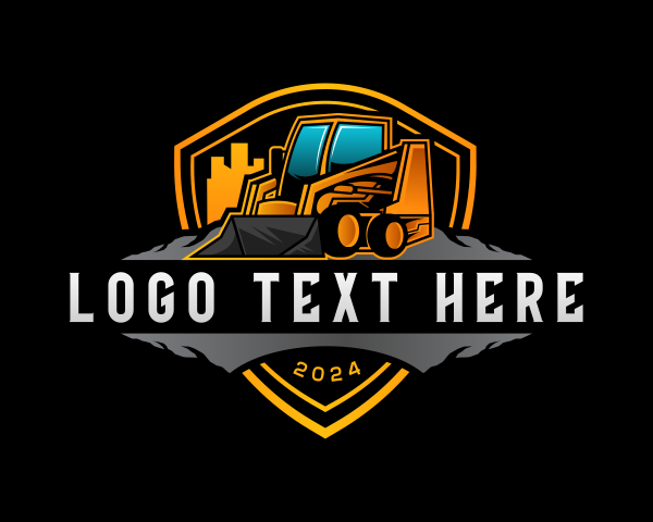 Skid Loader logo example 1