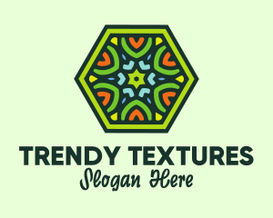 Geometric Textile Pattern  logo design